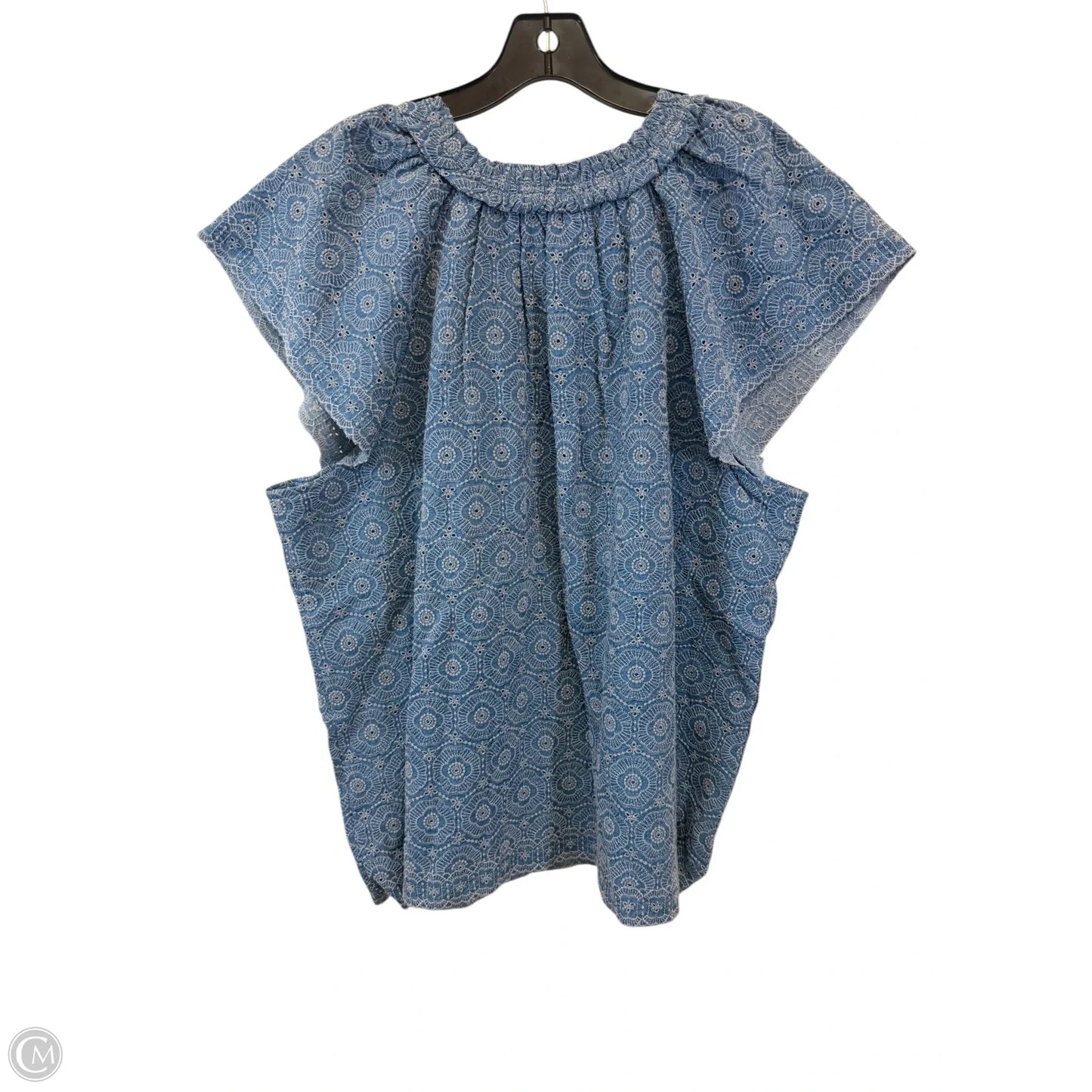 Top Short Sleeve By Crown And Ivy In Blue, Size: Xl