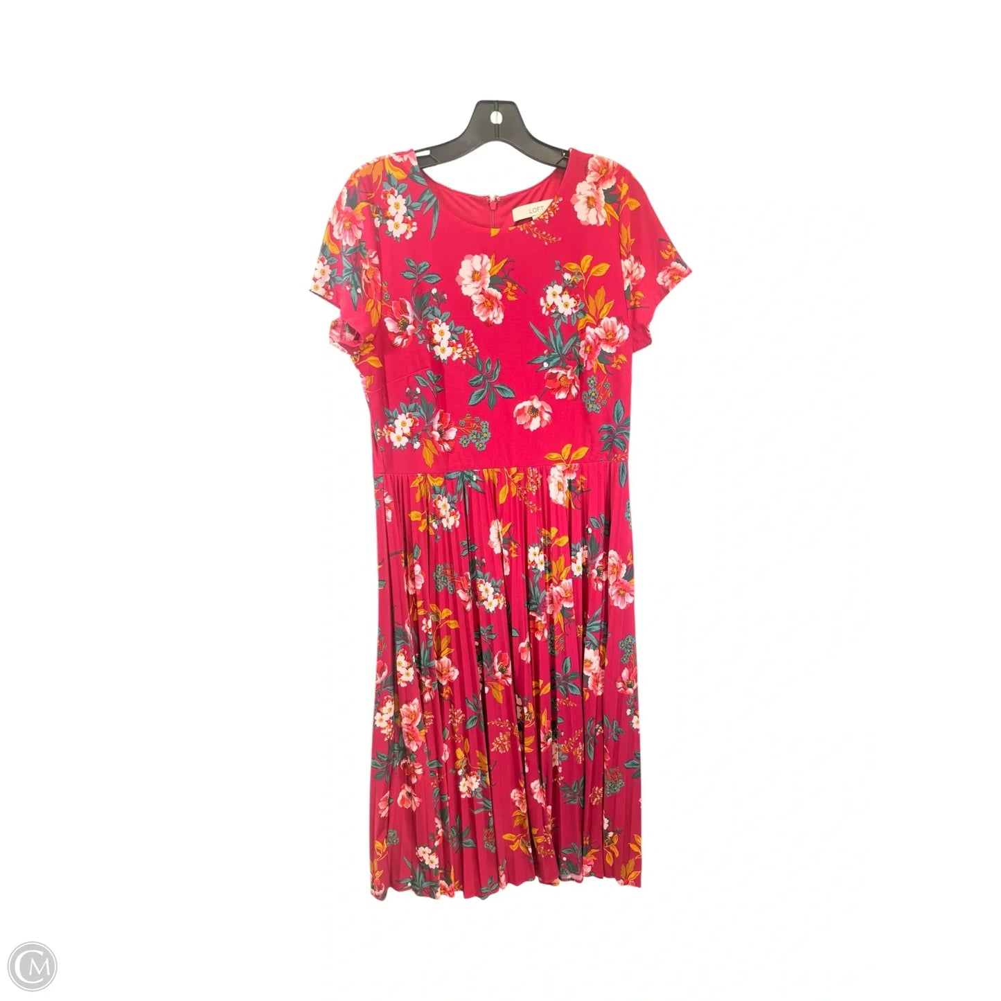 Dress Casual Maxi By Loft In Floral Print, Size: M