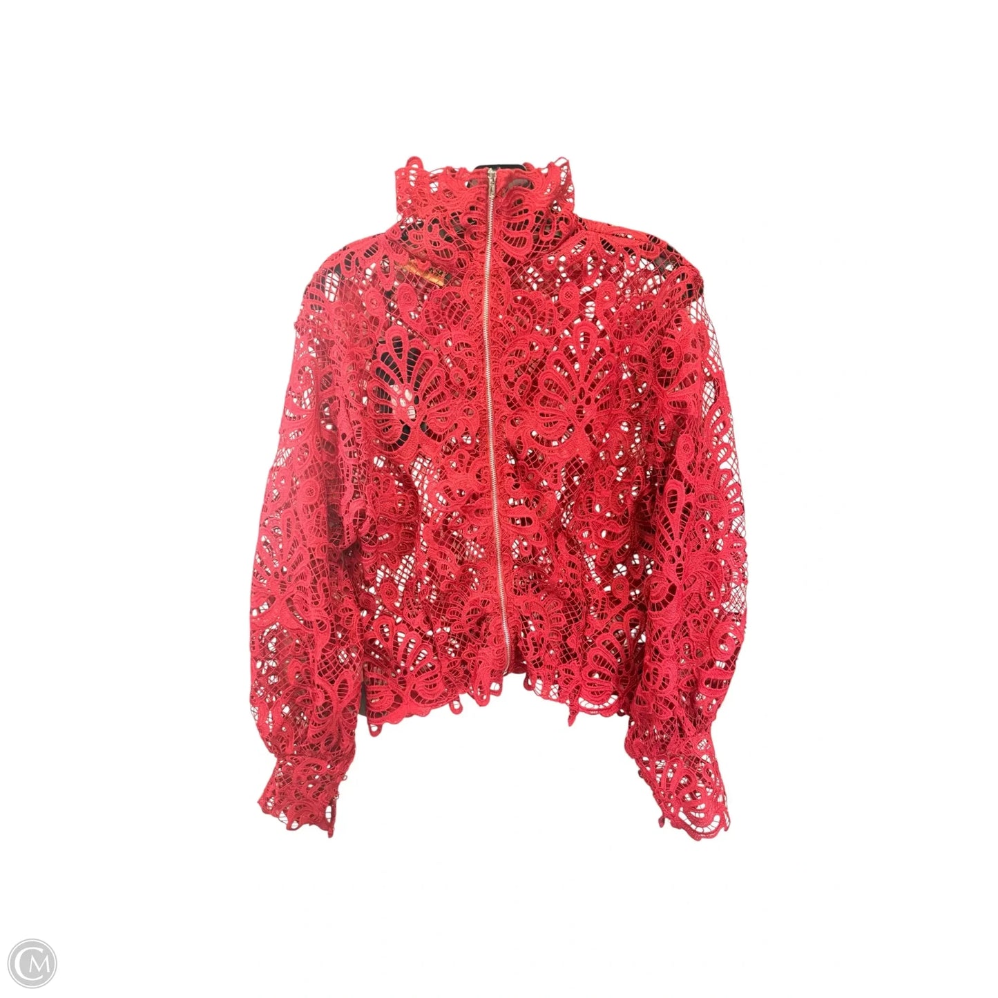 Top Long Sleeve By Fashion Nova In Red, Size: 1x