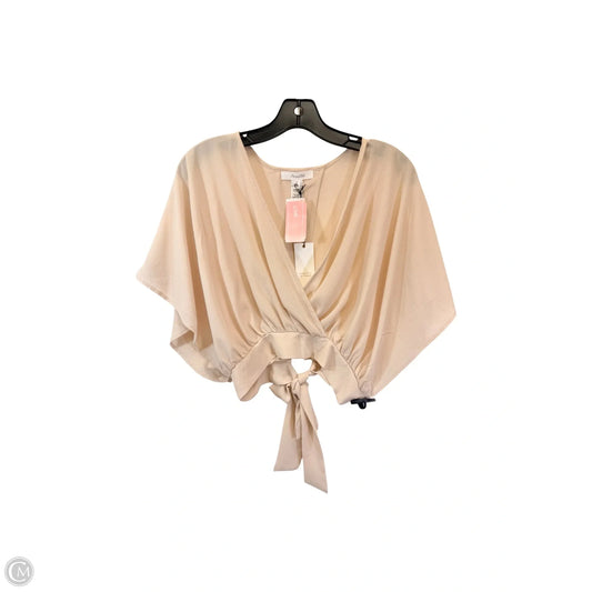 Top Sleeveless By Active Usa In Cream, Size: S