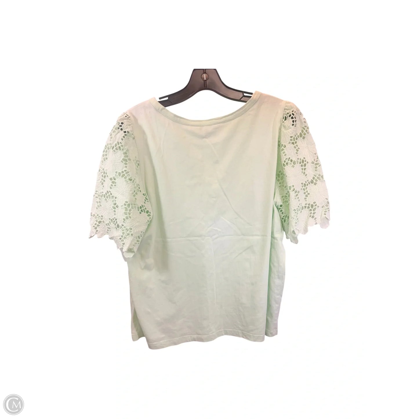 Top Short Sleeve Designer By Lilly Pulitzer In Green, Size: Xl