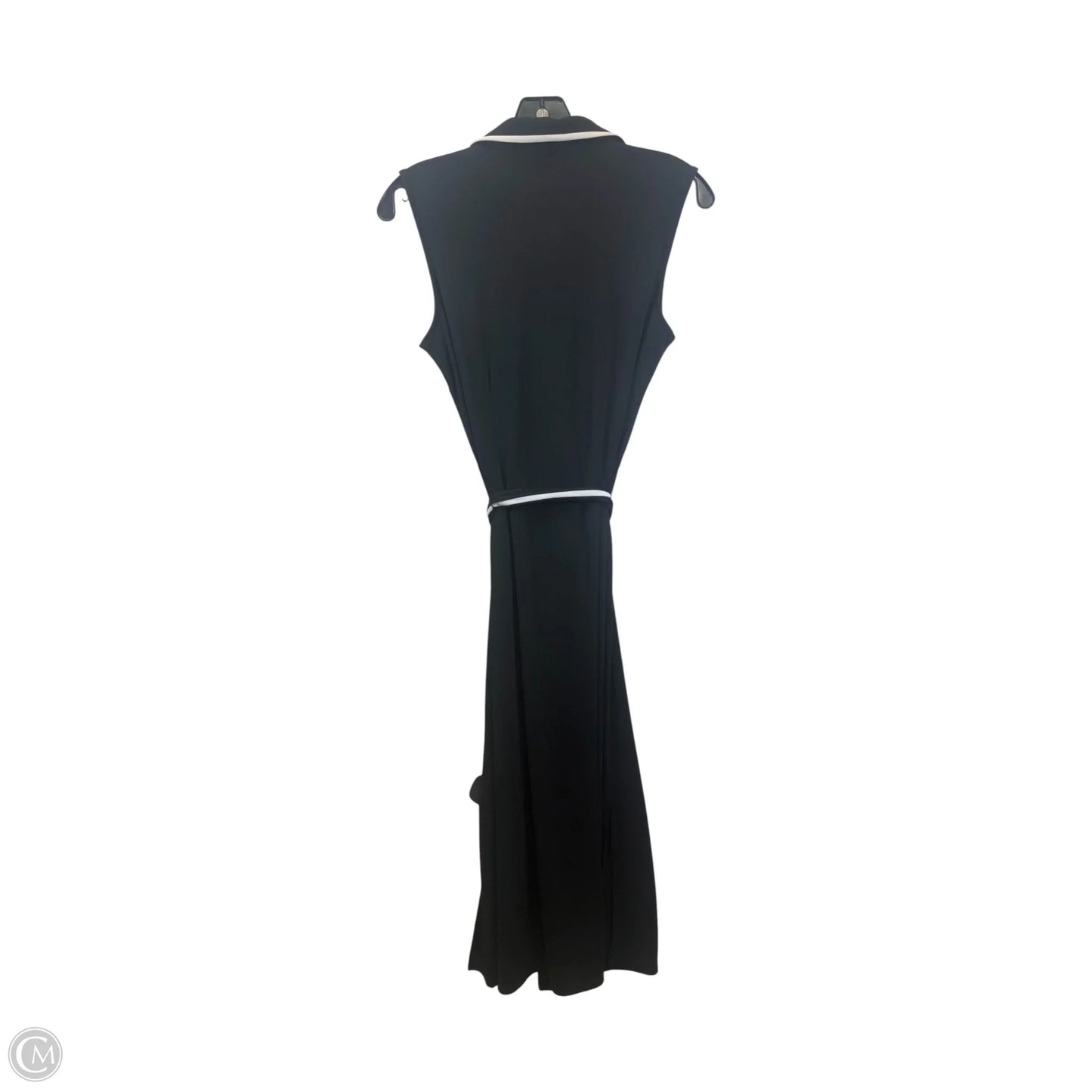 Dress Casual Maxi By Talbots In Black & White, Size: Mp