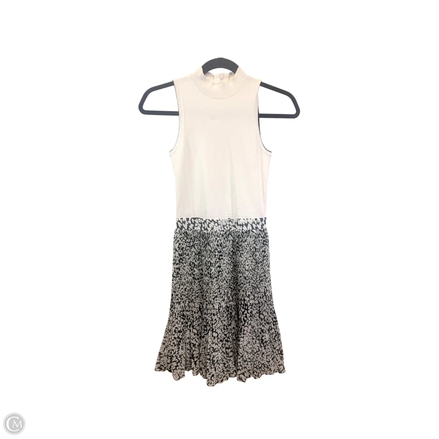Dress Casual Midi By Ted Baker In Black & White, Size: Xs