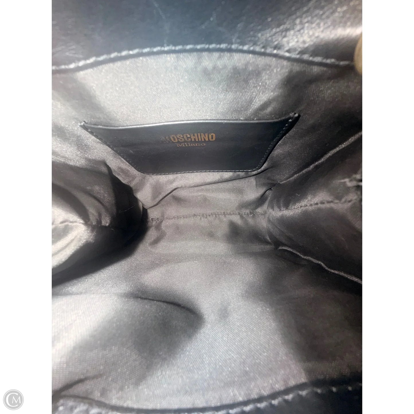 Crossbody Designer By Moschino, Size: Small