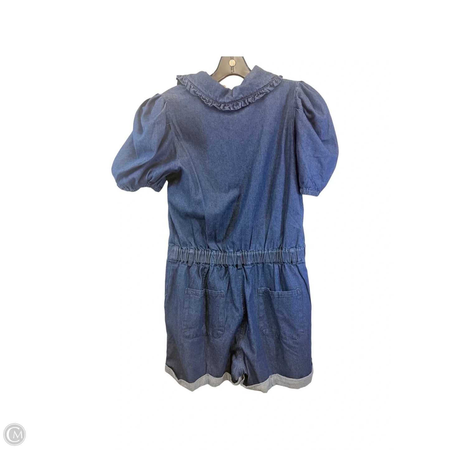 Romper By &merci In Blue Denim, Size: M