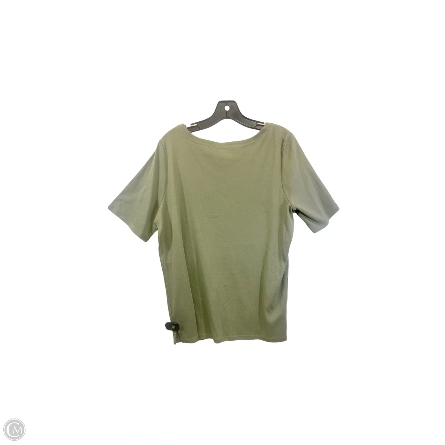 Top Short Sleeve By Talbots In Green, Size: 1x
