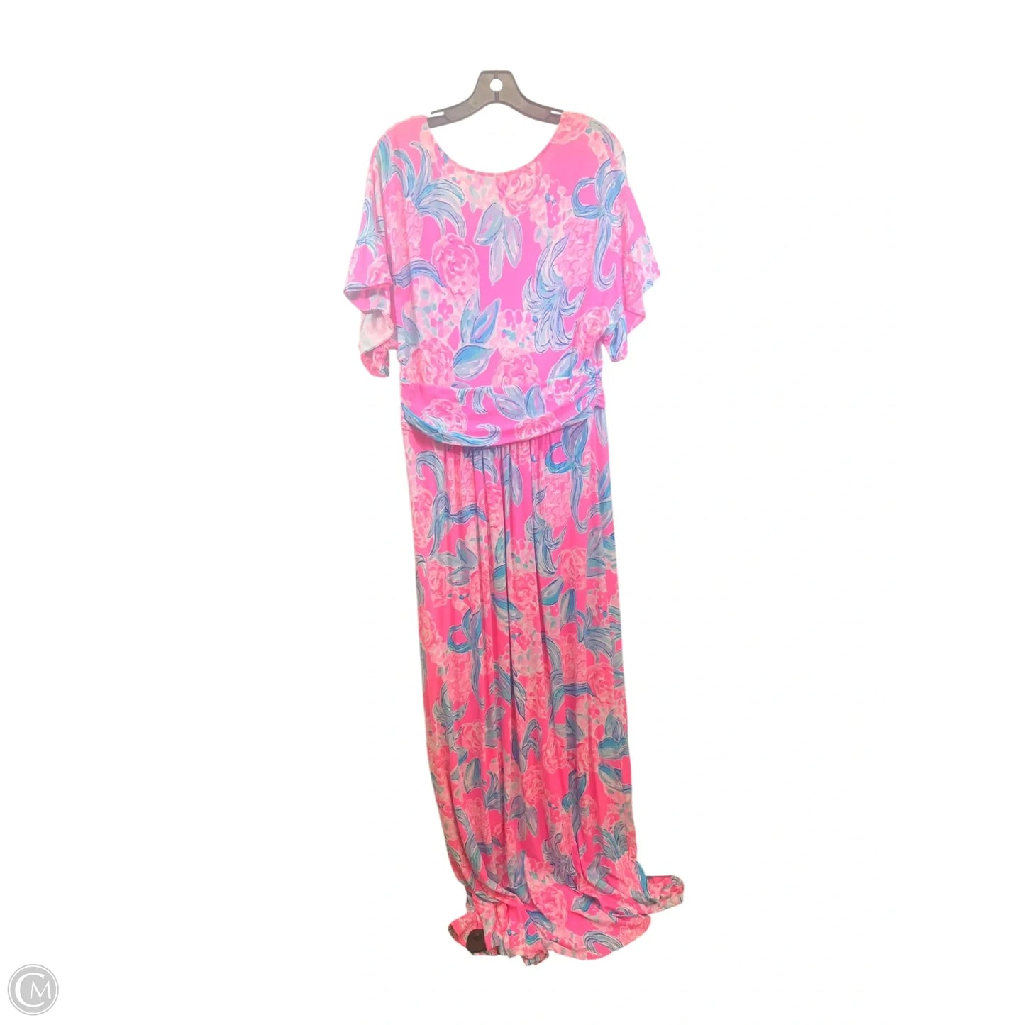 Dress Designer By Lilly Pulitzer In Blue & Pink, Size: Xl
