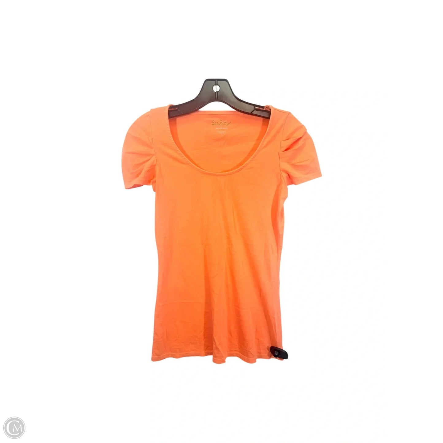 Top Short Sleeve Designer By Lilly Pulitzer In Orange, Size: Xs