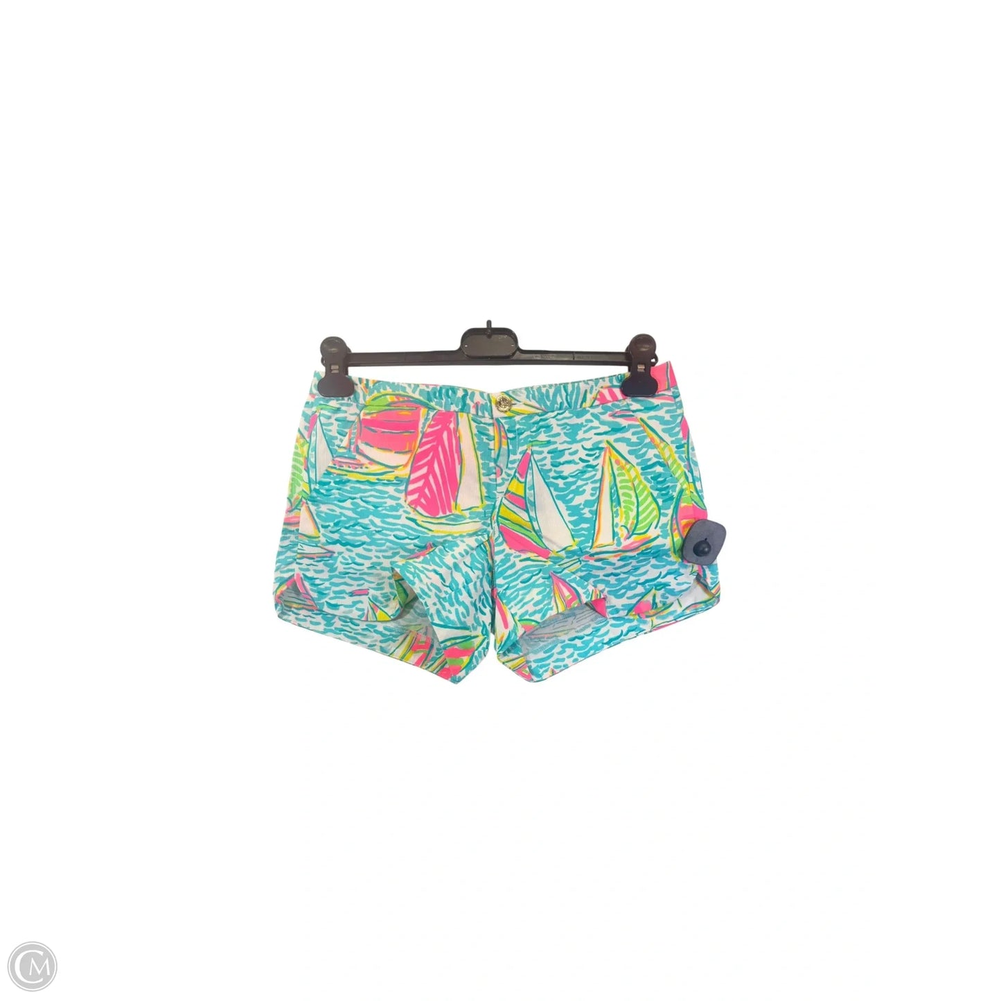 Shorts Designer By Lilly Pulitzer In Blue & Pink, Size: 2