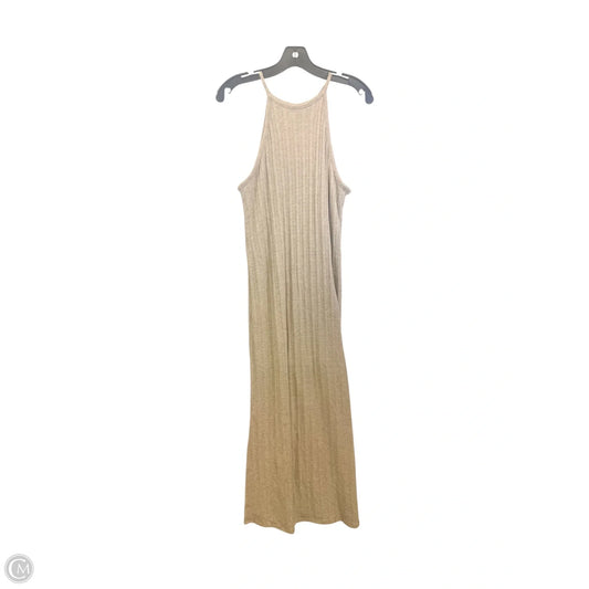 Dress Casual Maxi By Amadi In Tan, Size: S