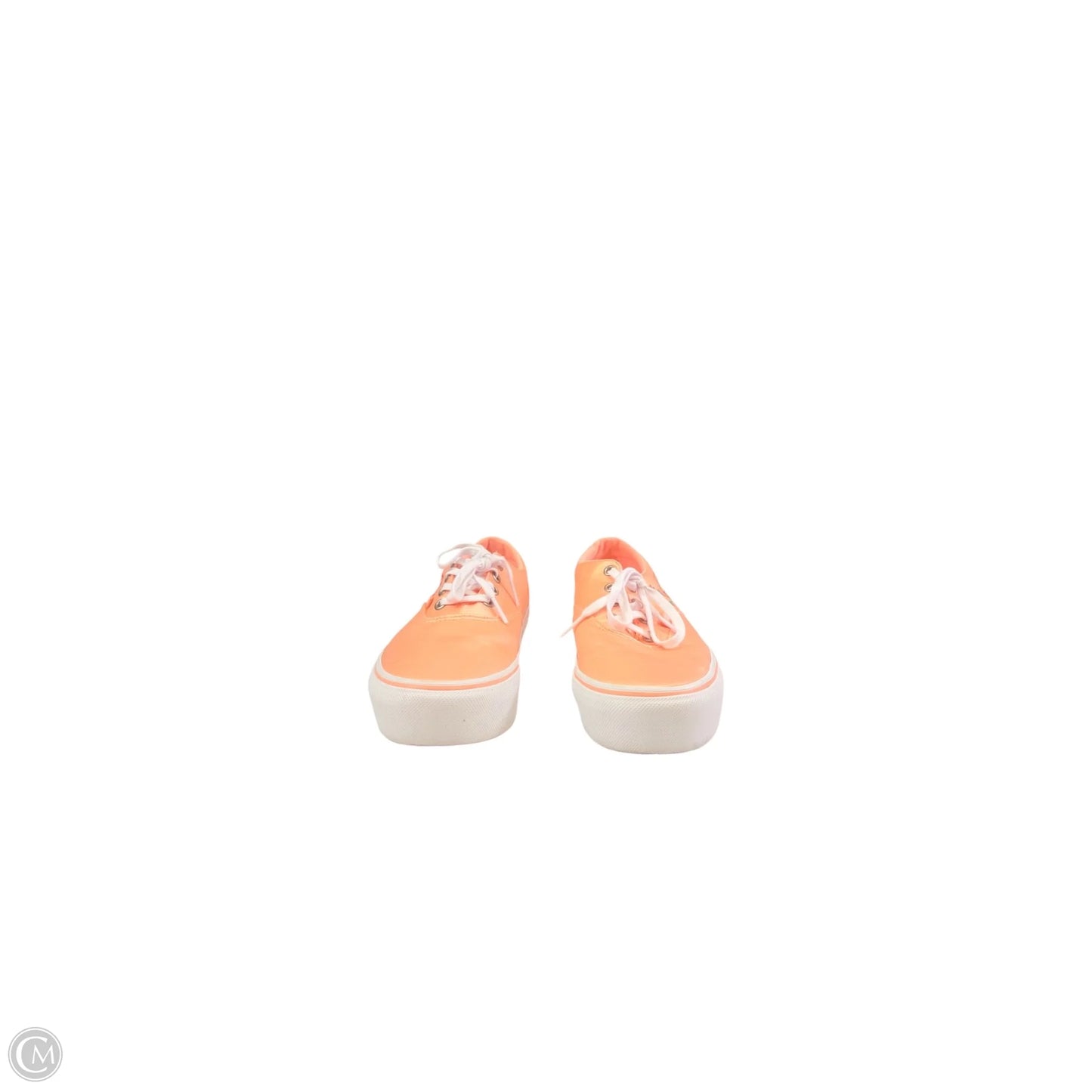 Shoes Sneakers Platform By Vans In Peach, Size: 7