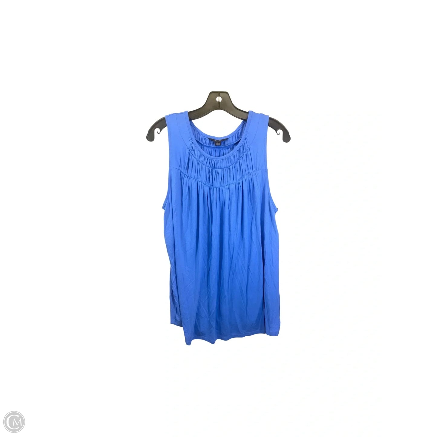 Top Sleeveless By Simply Vera In Blue, Size: L