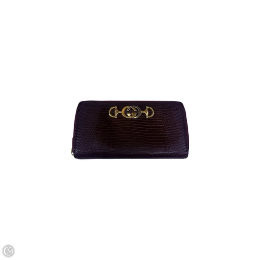 Wallet Luxury Designer By Gucci, Size: Medium