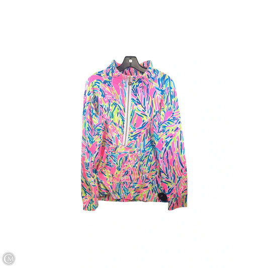 Athletic Sweatshirt Collar By Lilly Pulitzer In Multi-colored, Size: M