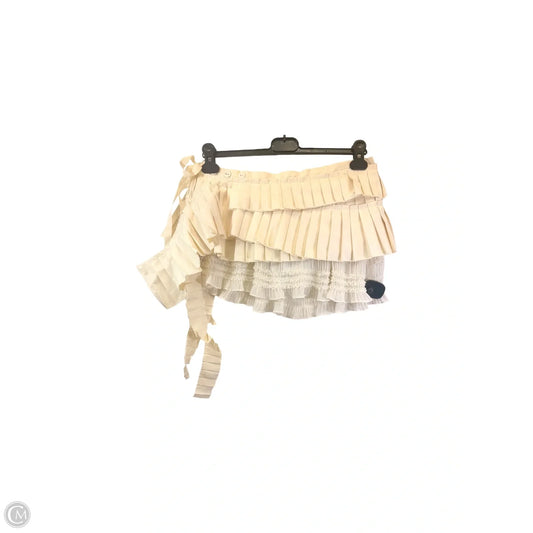 Skirt Mini & Short By  In Cream, Size: M