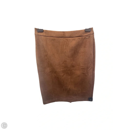 Skirt Maxi By T Tahari In Brown, Size: L