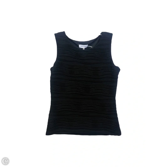 Top Sleeveless By Calvin Klein In Black, Size: S
