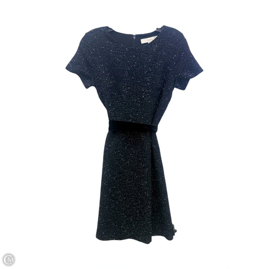 Dress Casual Midi By Loft In Black & Cream, Size: Xs