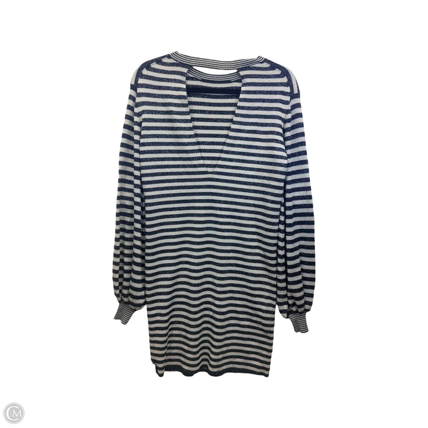 Dress Party Midi By Maje In Striped Pattern, Size: L