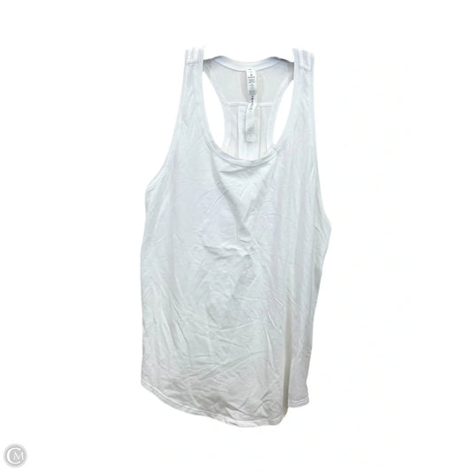 Athletic Tank Top By Lululemon In White, Size: 6