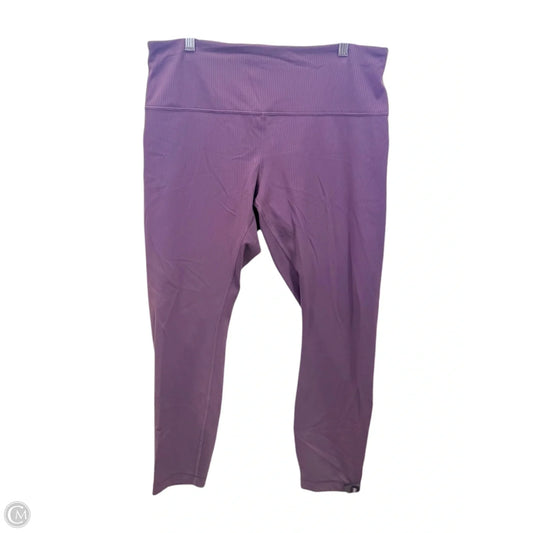 Athletic Leggings By Lululemon In Purple, Size: 14