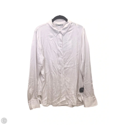 Top Long Sleeve By Vince In Purple, Size: Xl