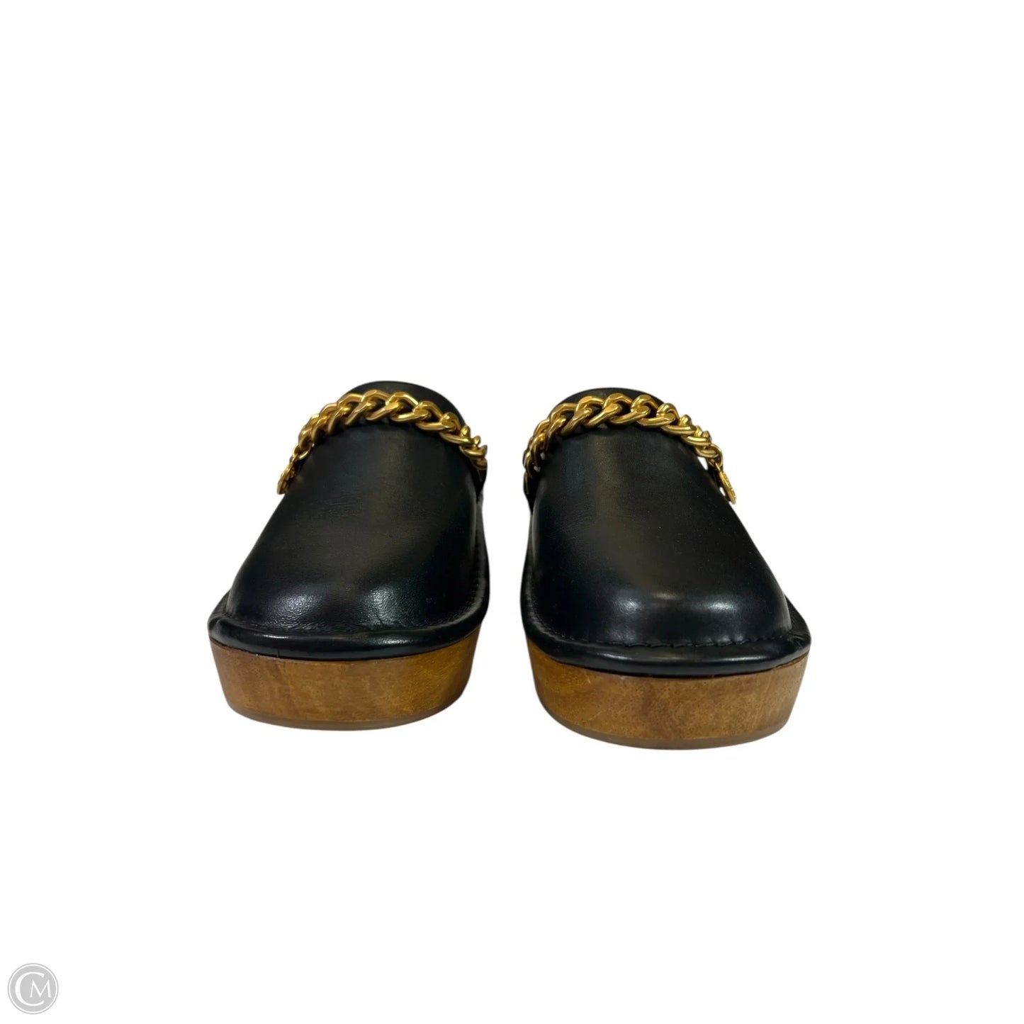 Shoes Designer By Tory Burch In Black & Brown, Size: 5