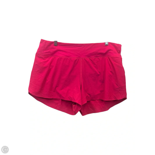 Athletic Skort By Lululemon In Pink, Size: Xl