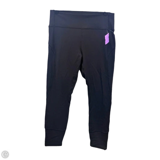 Athletic Leggings By Lululemon In Black, Size: 12