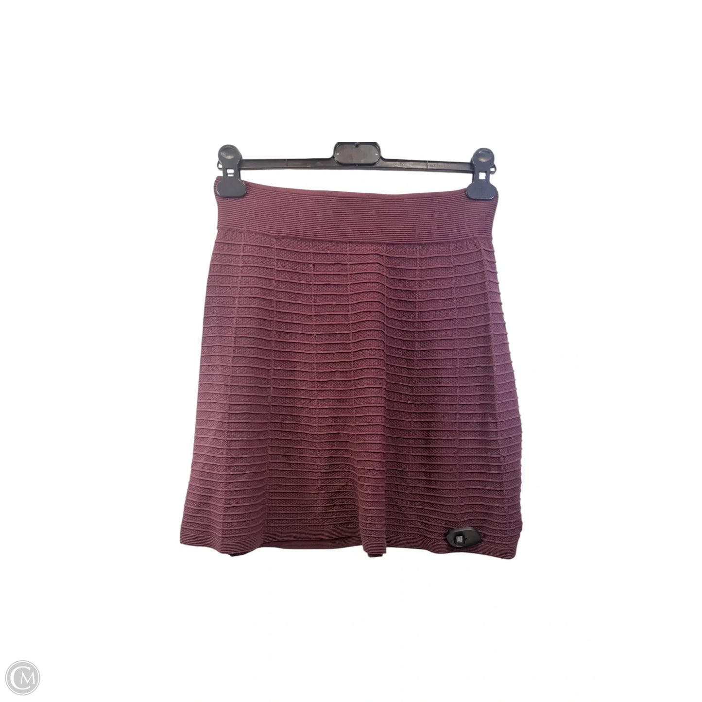 Skirt Midi By Loft In Maroon, Size: S