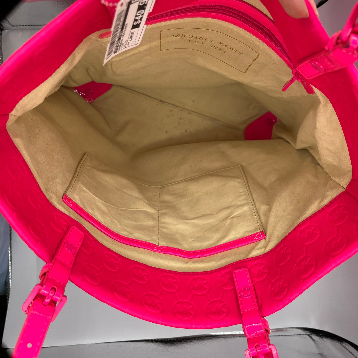 HANDBAG DESIGNER by MICHAEL KORS In PINK, Size: LARGE