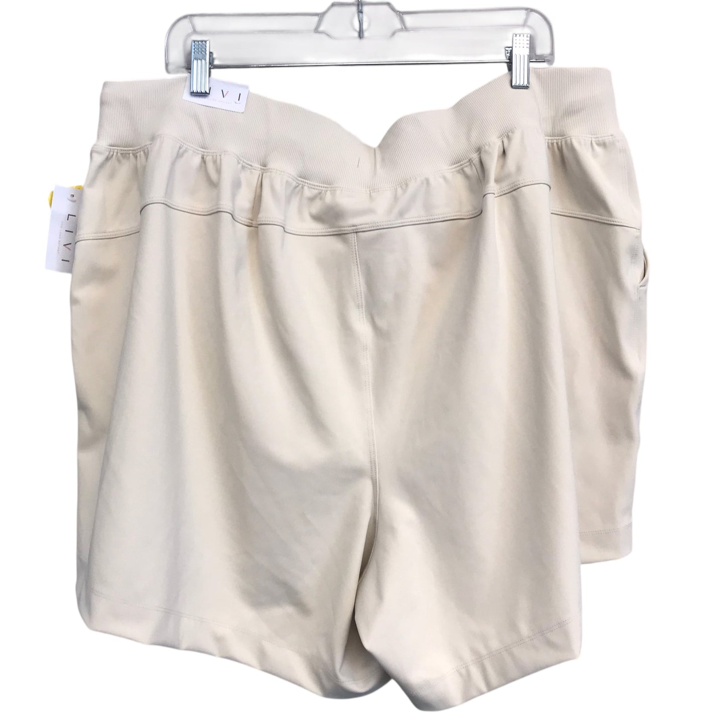 Athletic Shorts By Livi Active In Tan, Size:2X