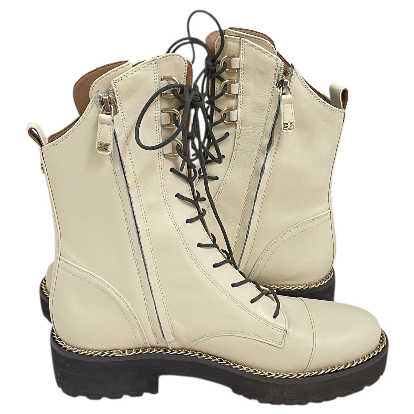 Boots Combat By Sam Edelman In Cream, Size:9
