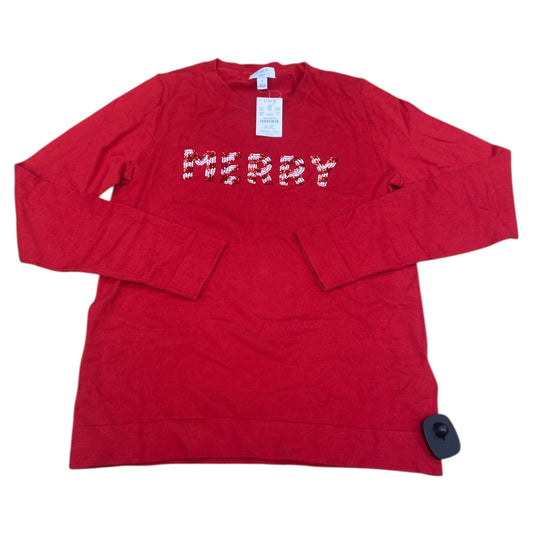 Sweater By J. Crew In Red, Size:S