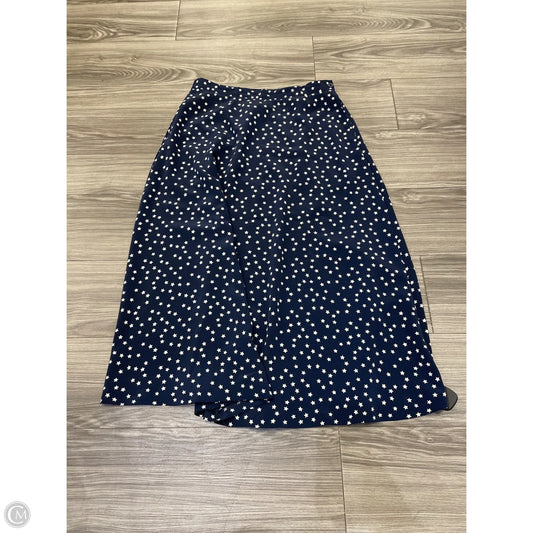Skirt Maxi By Leslie Fay In Navy, Size: 14