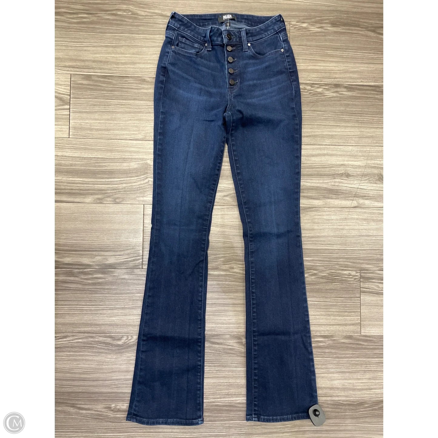 Jeans Boot Cut By Paige In Blue, Size: 6