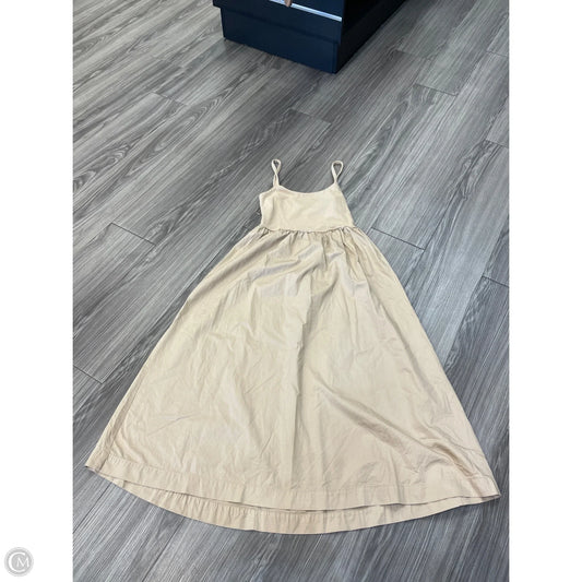 Dress Casual Midi By Old Navy In Tan, Size: S