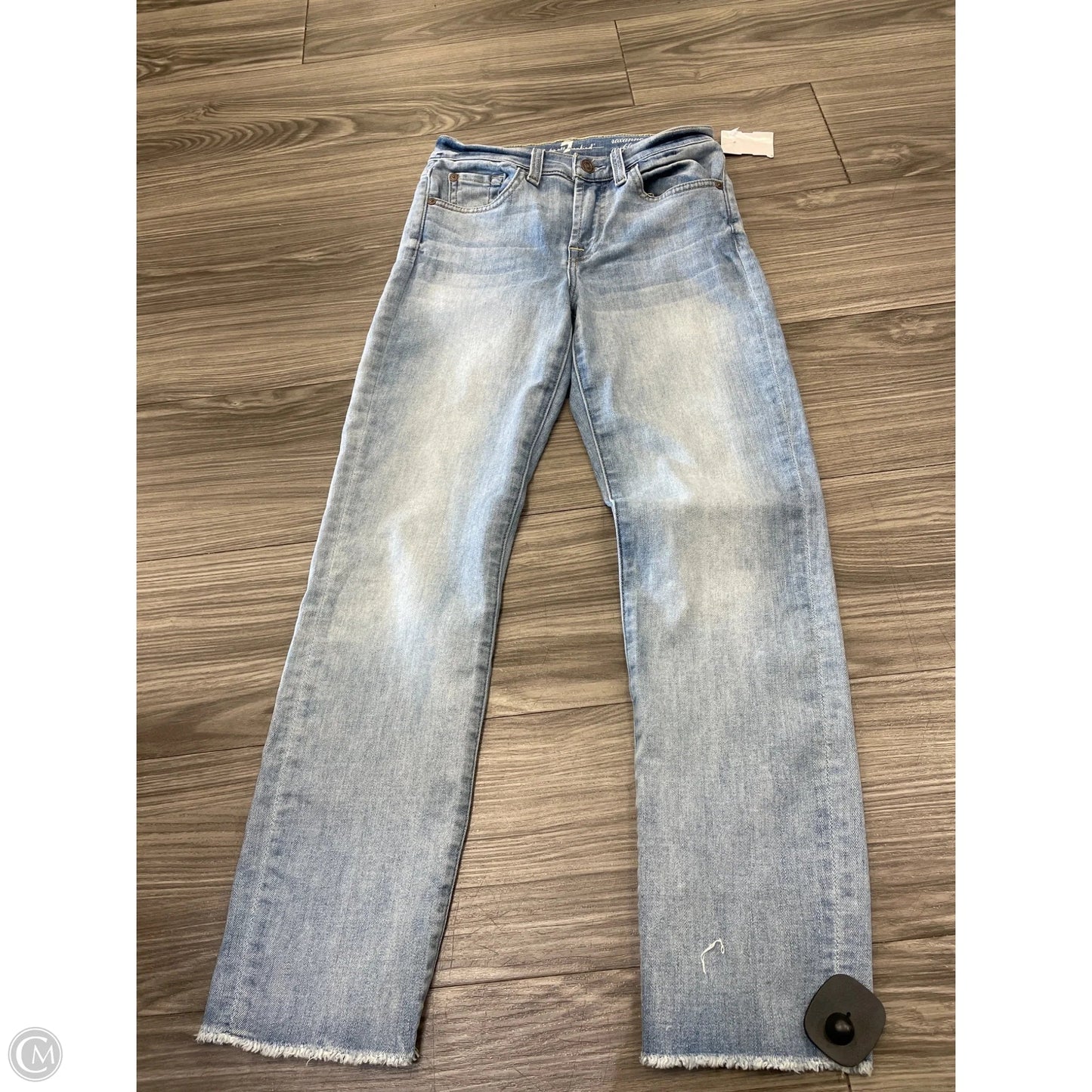 Jeans Cropped By 7 For All Mankind In Blue, Size: 2
