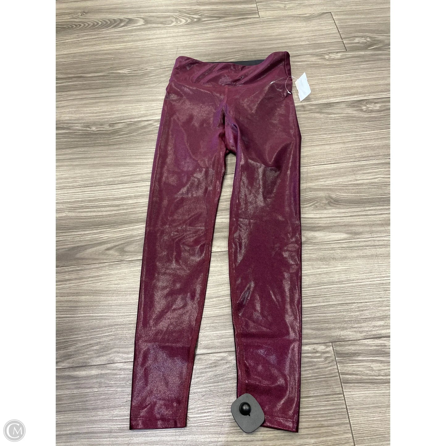 Athletic Leggings By Clothes Mentor In Maroon, Size: S