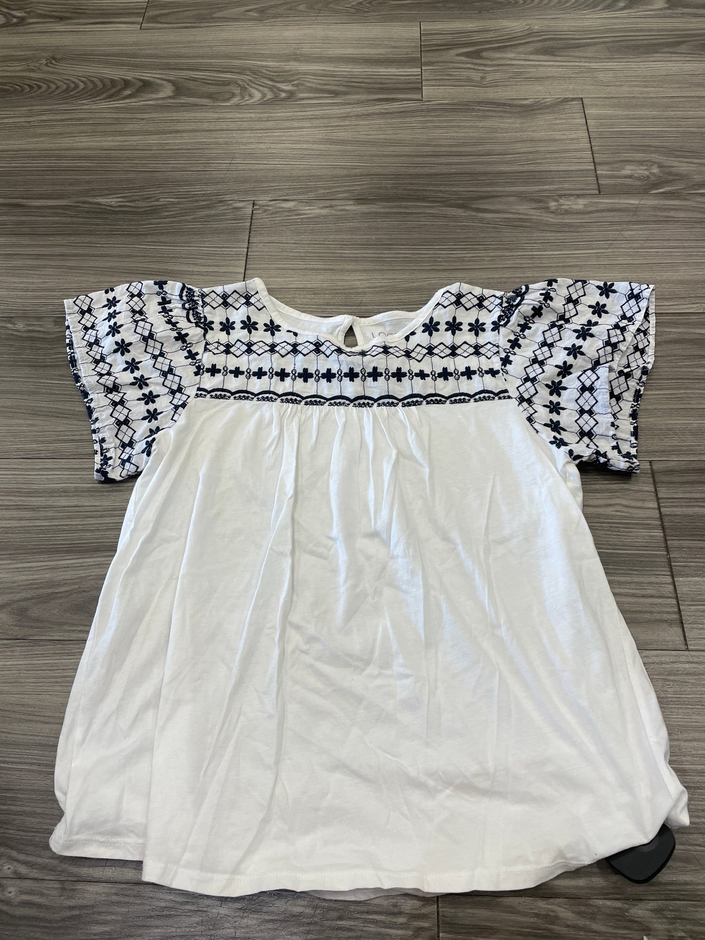 Top Short Sleeve By Loft  Size: Xs