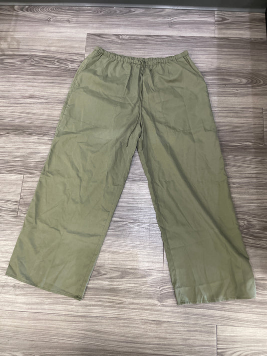 Pants Wide Leg By Pretty Little Thing In Green, Size: 12