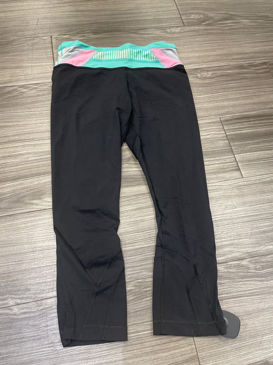 Athletic Capris By Lululemon In Multi-colored, Size: 6