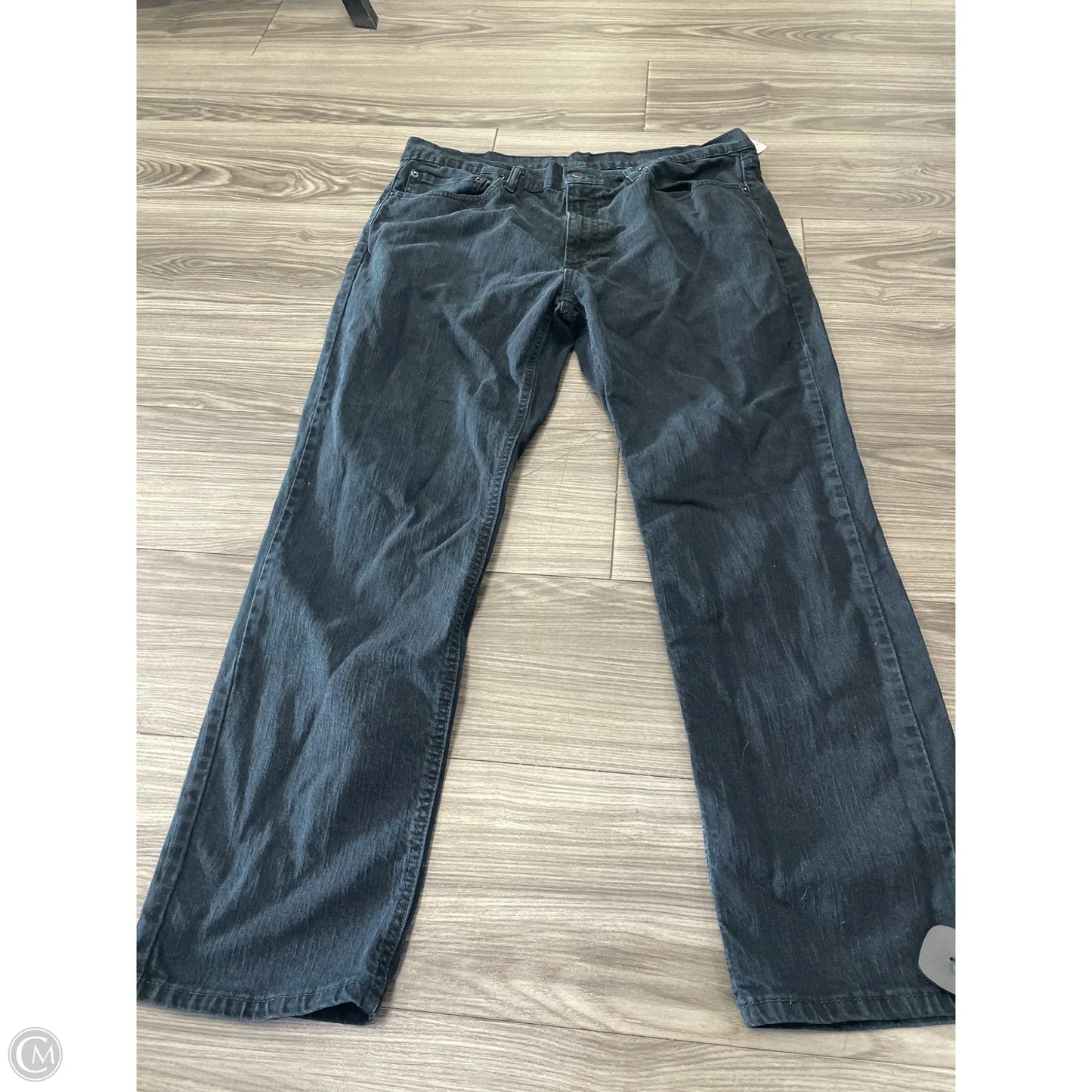 Jeans Straight By Levis In Black, Size: 18