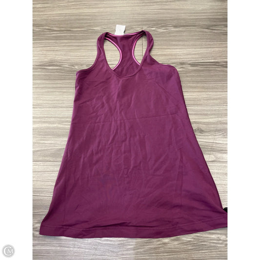 Athletic Tank Top By Lululemon In Purple, Size: M