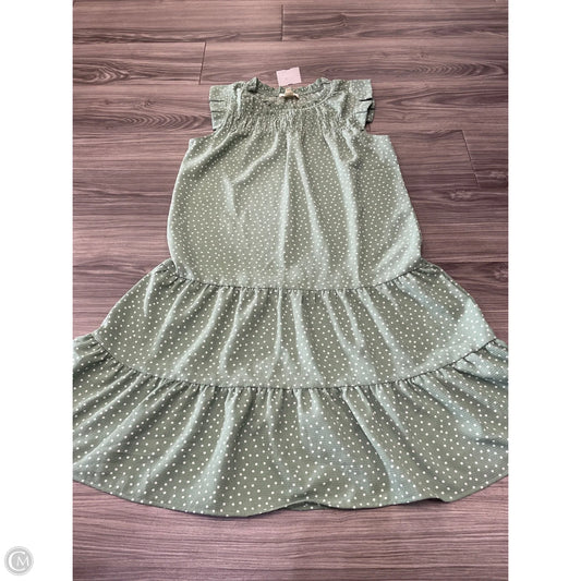 Dress Casual Short By Monteau In Polkadot Pattern, Size: S