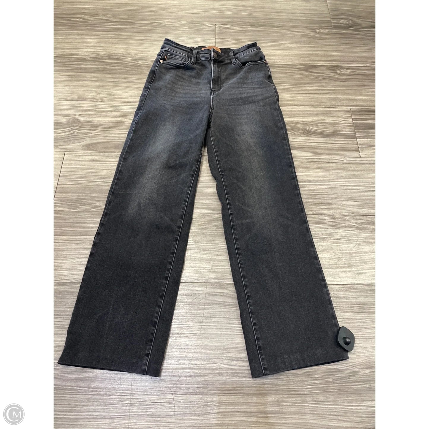 Jeans Straight By Judy Blue In Black, Size: 4