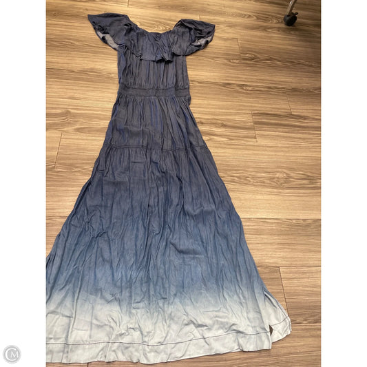 Dress Casual Maxi By Inc In Blue, Size: L
