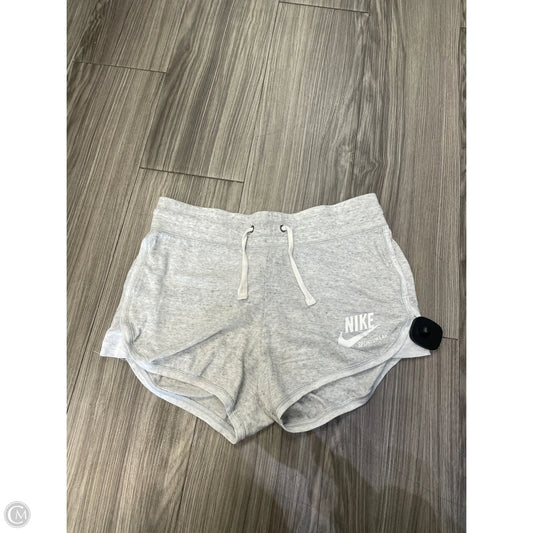 Athletic Shorts By Nike In Grey, Size: S