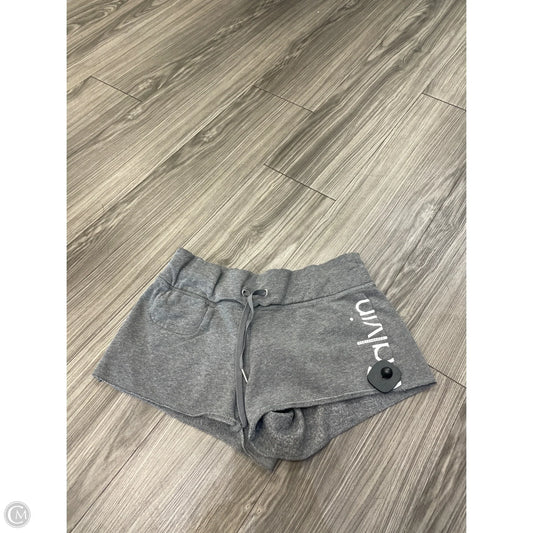 Athletic Shorts By Calvin Klein In Grey, Size: S