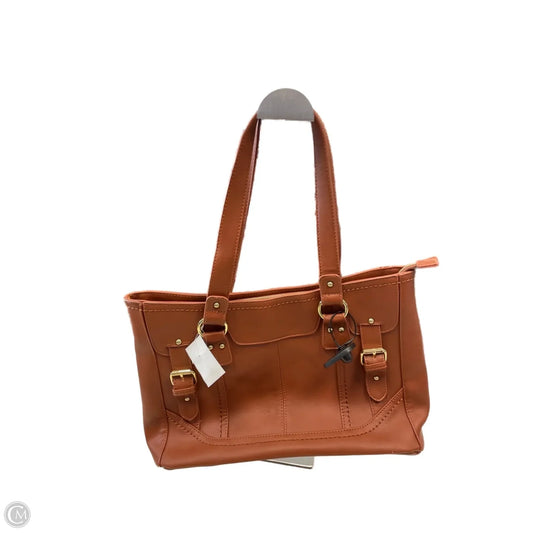 Handbag Leather By Clothes Mentor, Size: Large